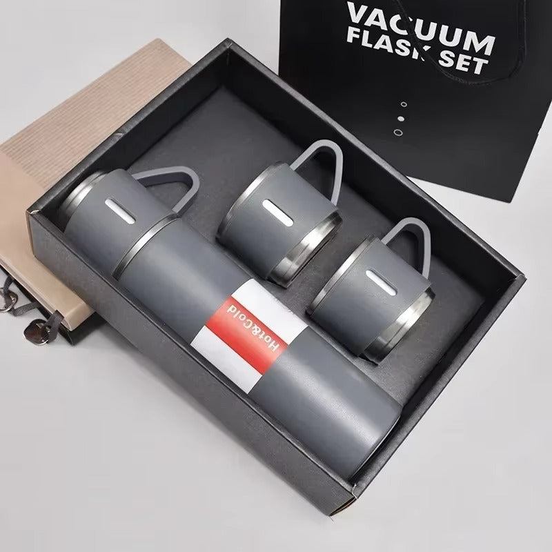 Premium Vacuum Flask Gift Set